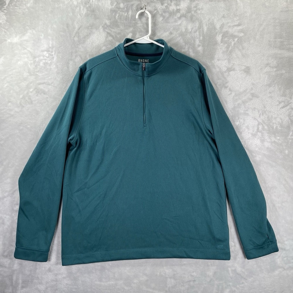 Rhone Sweater men's XL Commuter 1/4 Zip Pullover Performance Stretch Comfort